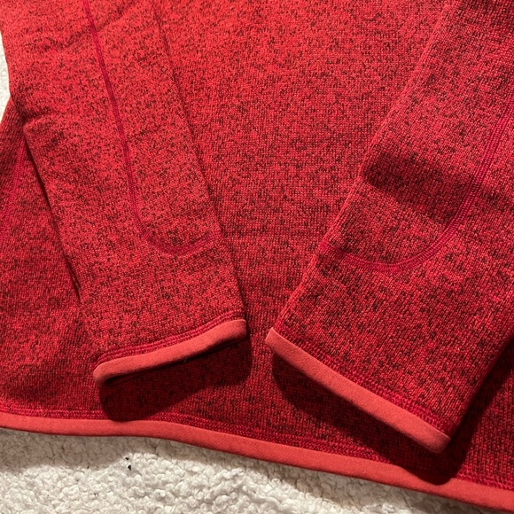 Patagonia 1/4 zip Better Sweater in Red - Picture 6 of 12